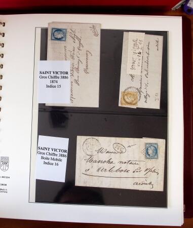 1745-1899, Belle collection en 9 albums de lettres