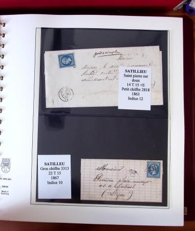 1745-1899, Belle collection en 9 albums de lettres
