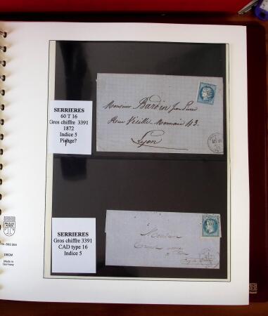 1745-1899, Belle collection en 9 albums de lettres