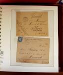 1745-1899, Belle collection en 9 albums de lettres