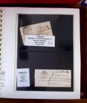 1745-1899, Belle collection en 9 albums de lettres