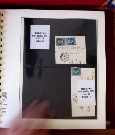 1745-1899, Belle collection en 9 albums de lettres