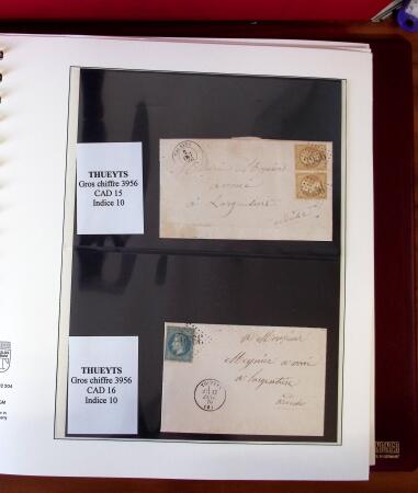 1745-1899, Belle collection en 9 albums de lettres