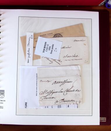 1745-1899, Belle collection en 9 albums de lettres