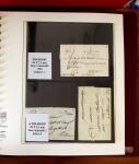 1745-1899, Belle collection en 9 albums de lettres