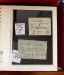 1745-1899, Belle collection en 9 albums de lettres