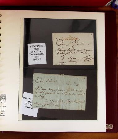 1745-1899, Belle collection en 9 albums de lettres