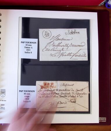 1745-1899, Belle collection en 9 albums de lettres