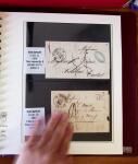 1745-1899, Belle collection en 9 albums de lettres
