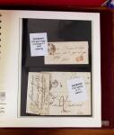 1745-1899, Belle collection en 9 albums de lettres
