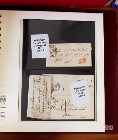 1745-1899, Belle collection en 9 albums de lettres