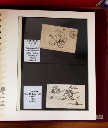 1745-1899, Belle collection en 9 albums de lettres