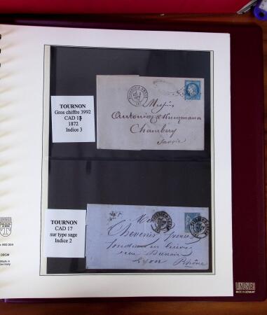 1745-1899, Belle collection en 9 albums de lettres