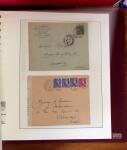 1745-1899, Belle collection en 9 albums de lettres
