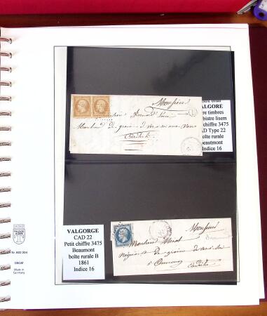 1745-1899, Belle collection en 9 albums de lettres