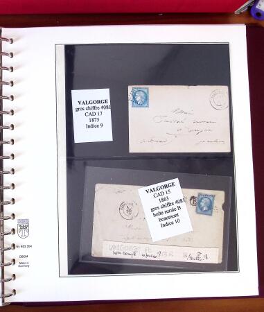 1745-1899, Belle collection en 9 albums de lettres