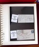 1745-1899, Belle collection en 9 albums de lettres