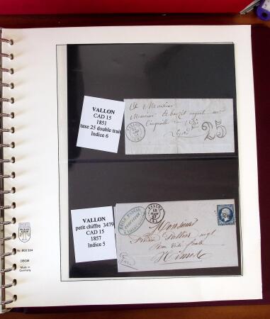 1745-1899, Belle collection en 9 albums de lettres