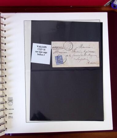 1745-1899, Belle collection en 9 albums de lettres