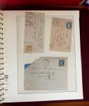 1745-1899, Belle collection en 9 albums de lettres