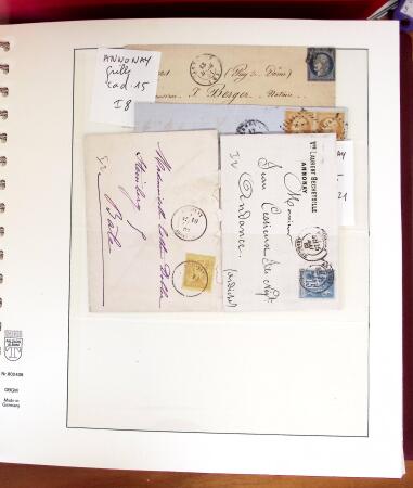 1745-1899, Belle collection en 9 albums de lettres