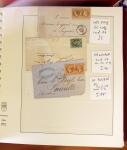 1745-1899, Belle collection en 9 albums de lettres