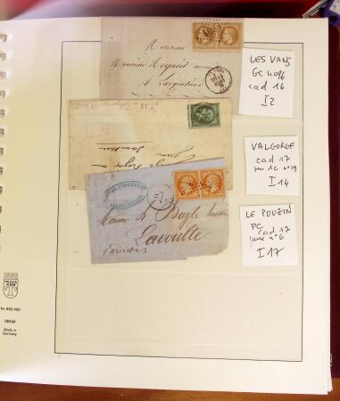 1745-1899, Belle collection en 9 albums de lettres