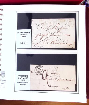 1745-1899, Belle collection en 9 albums de lettres