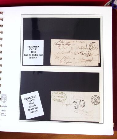 1745-1899, Belle collection en 9 albums de lettres