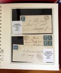1745-1899, Belle collection en 9 albums de lettres