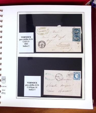 1745-1899, Belle collection en 9 albums de lettres