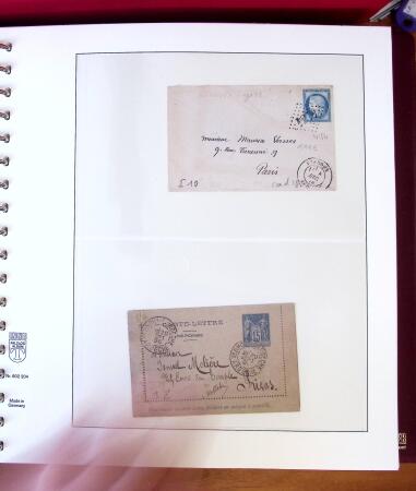 1745-1899, Belle collection en 9 albums de lettres