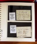 1745-1899, Belle collection en 9 albums de lettres