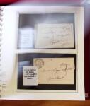 1745-1899, Belle collection en 9 albums de lettres