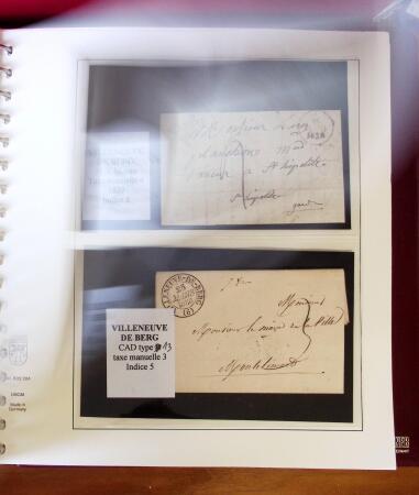 1745-1899, Belle collection en 9 albums de lettres