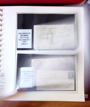 1745-1899, Belle collection en 9 albums de lettres