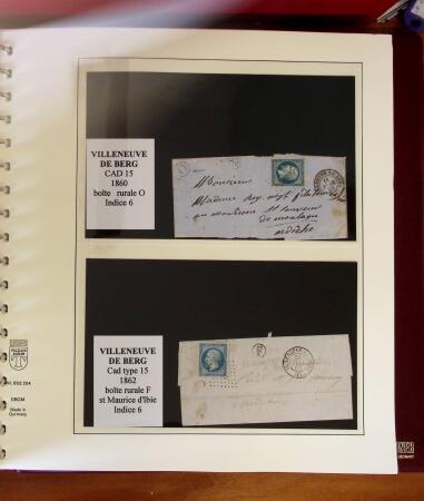 1745-1899, Belle collection en 9 albums de lettres