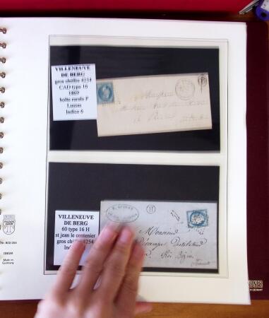 1745-1899, Belle collection en 9 albums de lettres