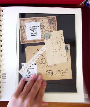1745-1899, Belle collection en 9 albums de lettres