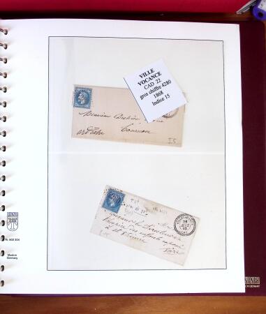 1745-1899, Belle collection en 9 albums de lettres