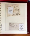 1745-1899, Belle collection en 9 albums de lettres