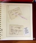1745-1899, Belle collection en 9 albums de lettres