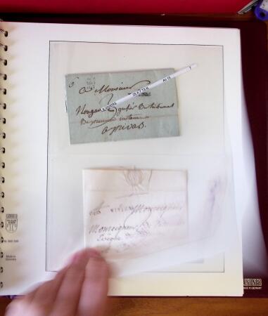 1745-1899, Belle collection en 9 albums de lettres