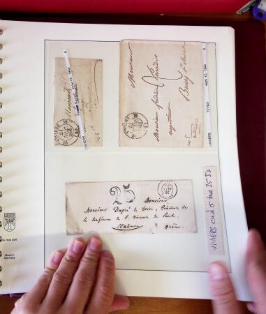 1745-1899, Belle collection en 9 albums de lettres