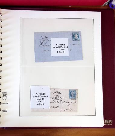 1745-1899, Belle collection en 9 albums de lettres