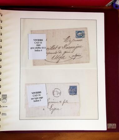1745-1899, Belle collection en 9 albums de lettres