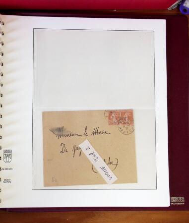 1745-1899, Belle collection en 9 albums de lettres