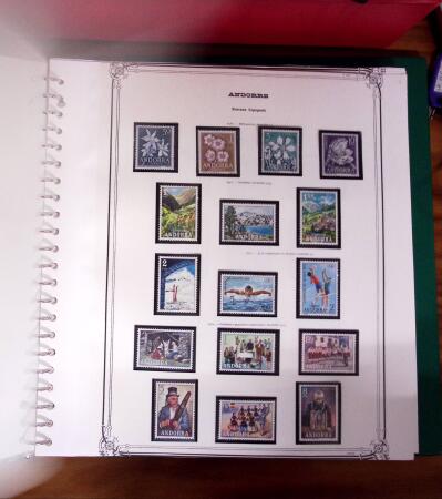 1931-2020, Collection d'Andorre en 4 albums, tant poste