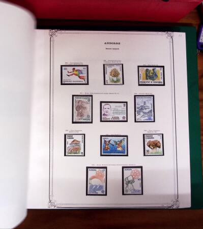 1931-2020, Collection d'Andorre en 4 albums, tant poste