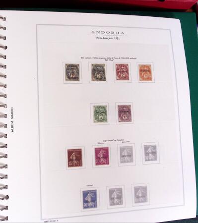1931-2020, Collection d'Andorre en 4 albums, tant poste